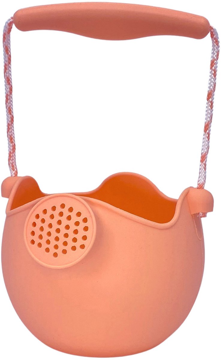 Arrosoir jouet Scrunch - corail - pliable - recyclable