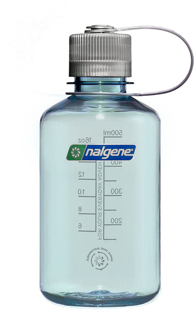 Nalgene - goulot étroit - gourde - bouteille d'eau - étanche - 500 ml - sans BPA - sustain - écume de mer
