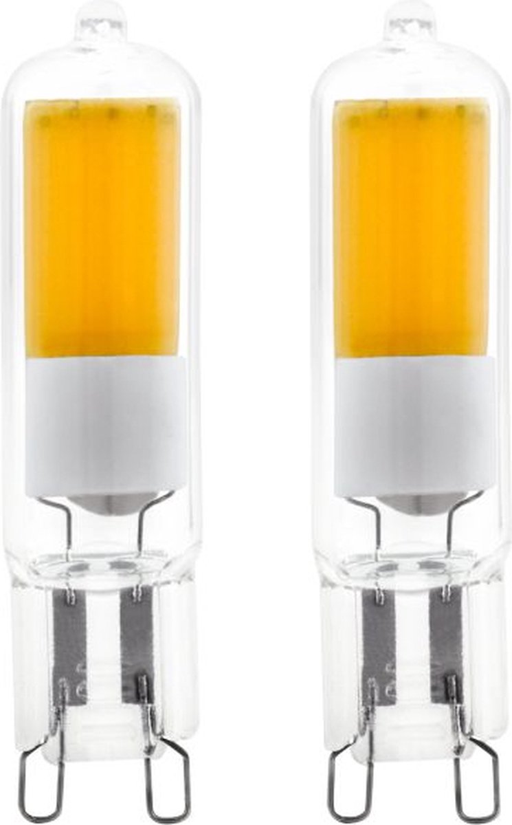 Lampe LED Eglo - g9 - ø 1,5 cm - transparente - 3000k - lot de 2 pièces