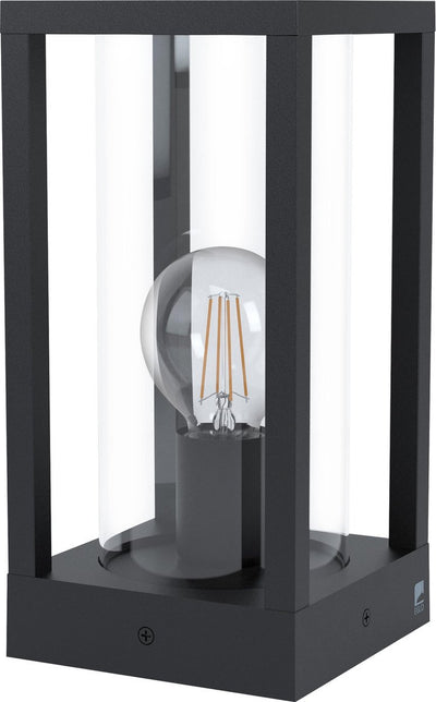 Lampe sur pied d'extérieur Eglo cascinetta - e27 - 30,5 cm - noir