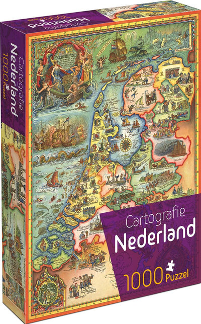 Cartographie de l'usine amusante de Tucker Pays-Bas (1000) - puzzle