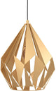 Lampe à suspension Eglo Carlton - e27 - ø 38,5 cm - or