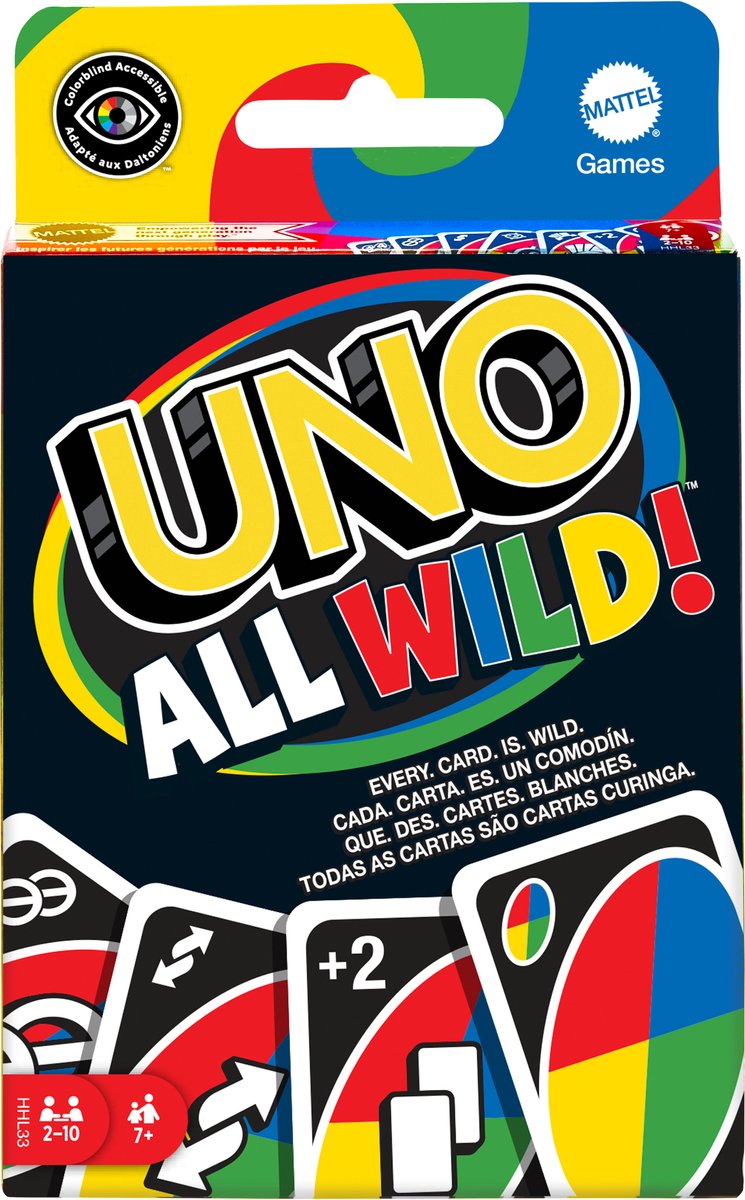 Mattel Uno All Wild - Game de carte