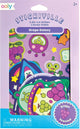 Ooly - autocollants stickiville : raisins galaxie - parfumés (2 feuilles 6 découpées)