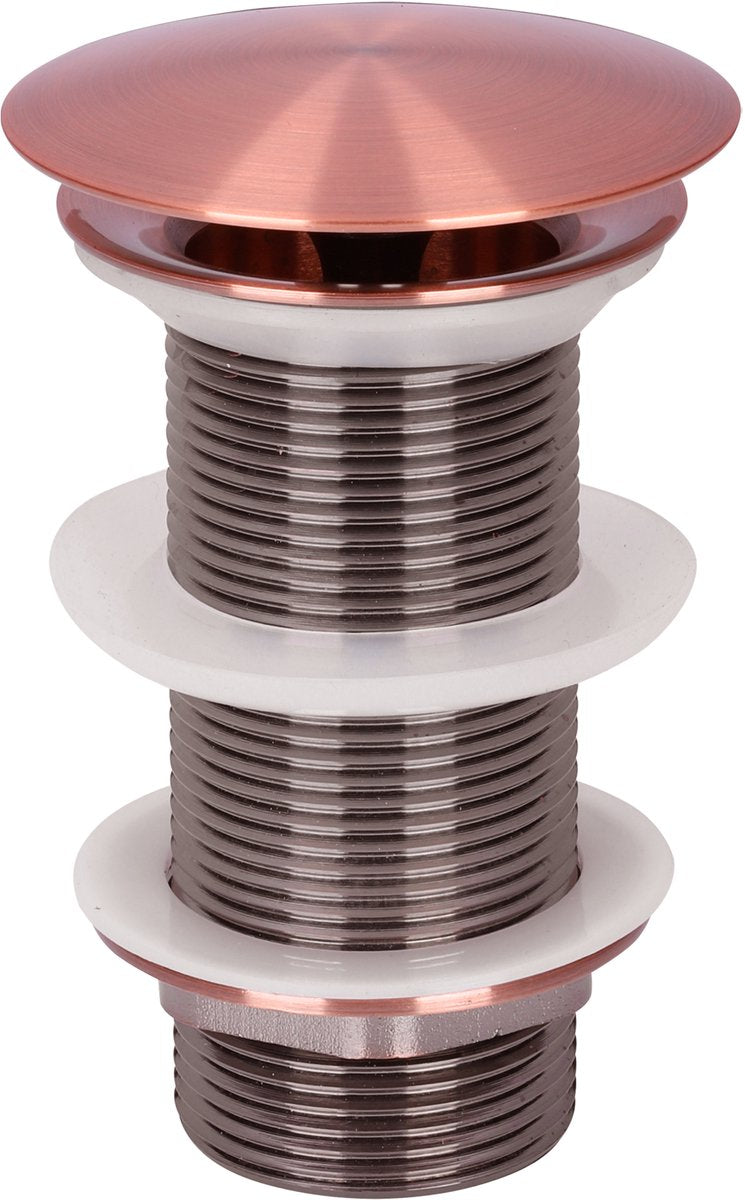 Bouchon de vidange Differnz en cuivre rouge - toujours ouvert mix match - taille : l - ø 72 mm