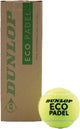 Dunlop - eco padel - balles de padel - 3box - jaune