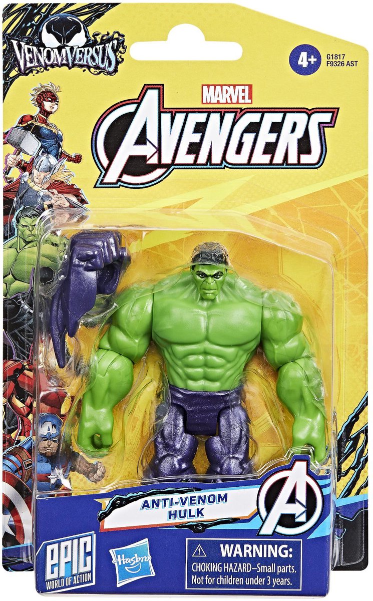 Marvel Avengers 10 cm Figure épique héros de luxe Venom Hulk