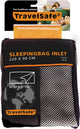 Entrée microfibre Travelsafe - couverture - 1pers. - blanc naturel