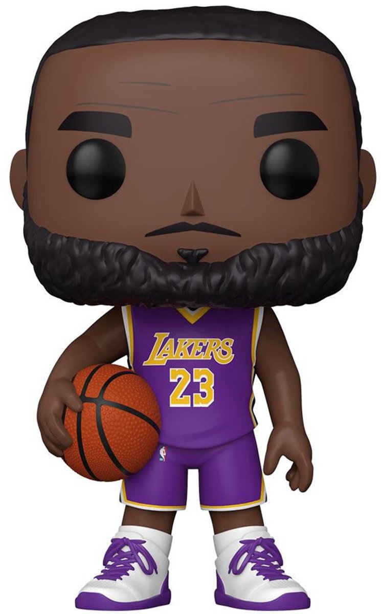 Funko-pop ! - nba : lakers - 25 cm lebron james (maillot violet) (52359)