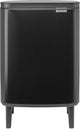 Brabantia bo hi poubelle - 12 litres - noir mat
