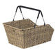 Panier de vélo de basilic Cento Rattan Look multi-systèmes 40 x 25 x 12 cm - Merdoiselle