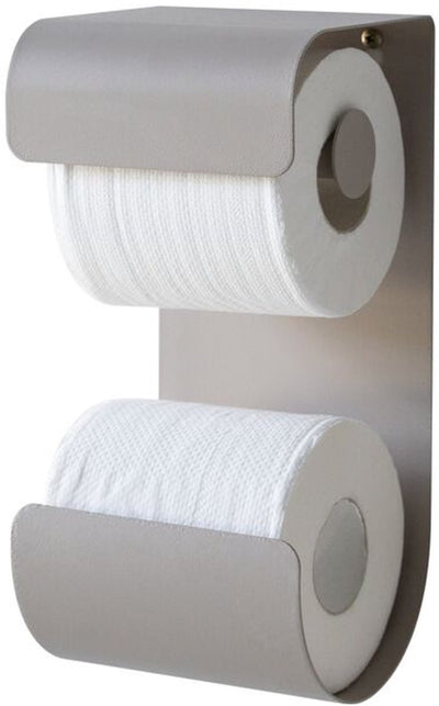 Sealskin - porte-rouleau de papier toilette brix - porte-rouleau de papier toilette double - grège