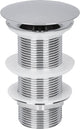 Bouchon de vidange Differnz chromé - toujours ouvert mix match - taille : l - ø 72 mm