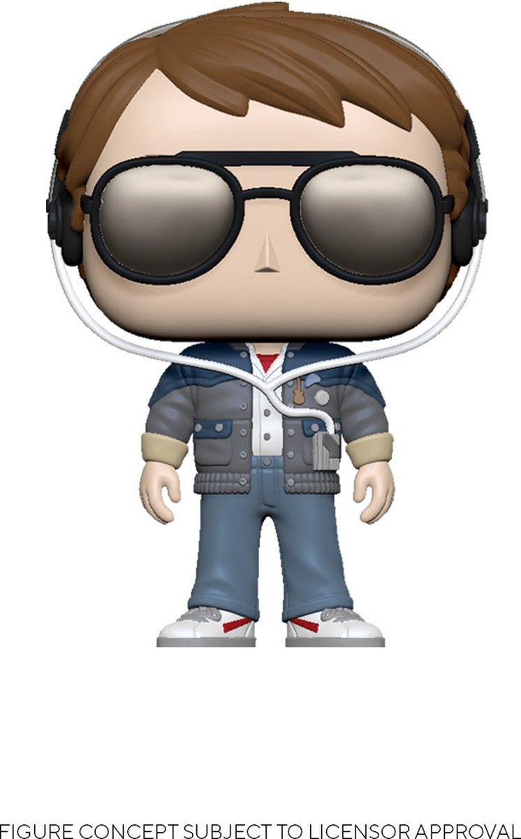 Funko pop back to the future figurine en vinyle Marty avec des lunettes