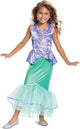 Déguisement princesse disney - la petite sirène, robe ariel deluxe, taille s (5 - 6 ans), fille