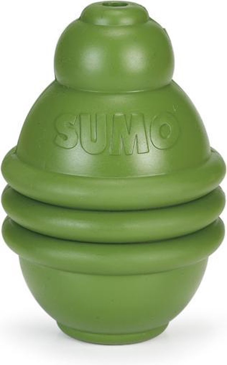 Beeztees sumo play - jouet pour chien - caoutchouc - vert - l