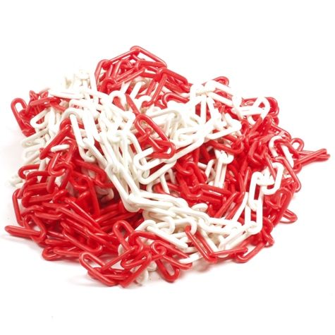 Chaîne en plastique 6 mm., 25 mètres
