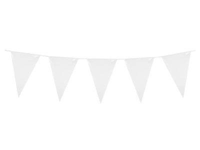Ligne de drapeau géant Boland pe blanc (10m)