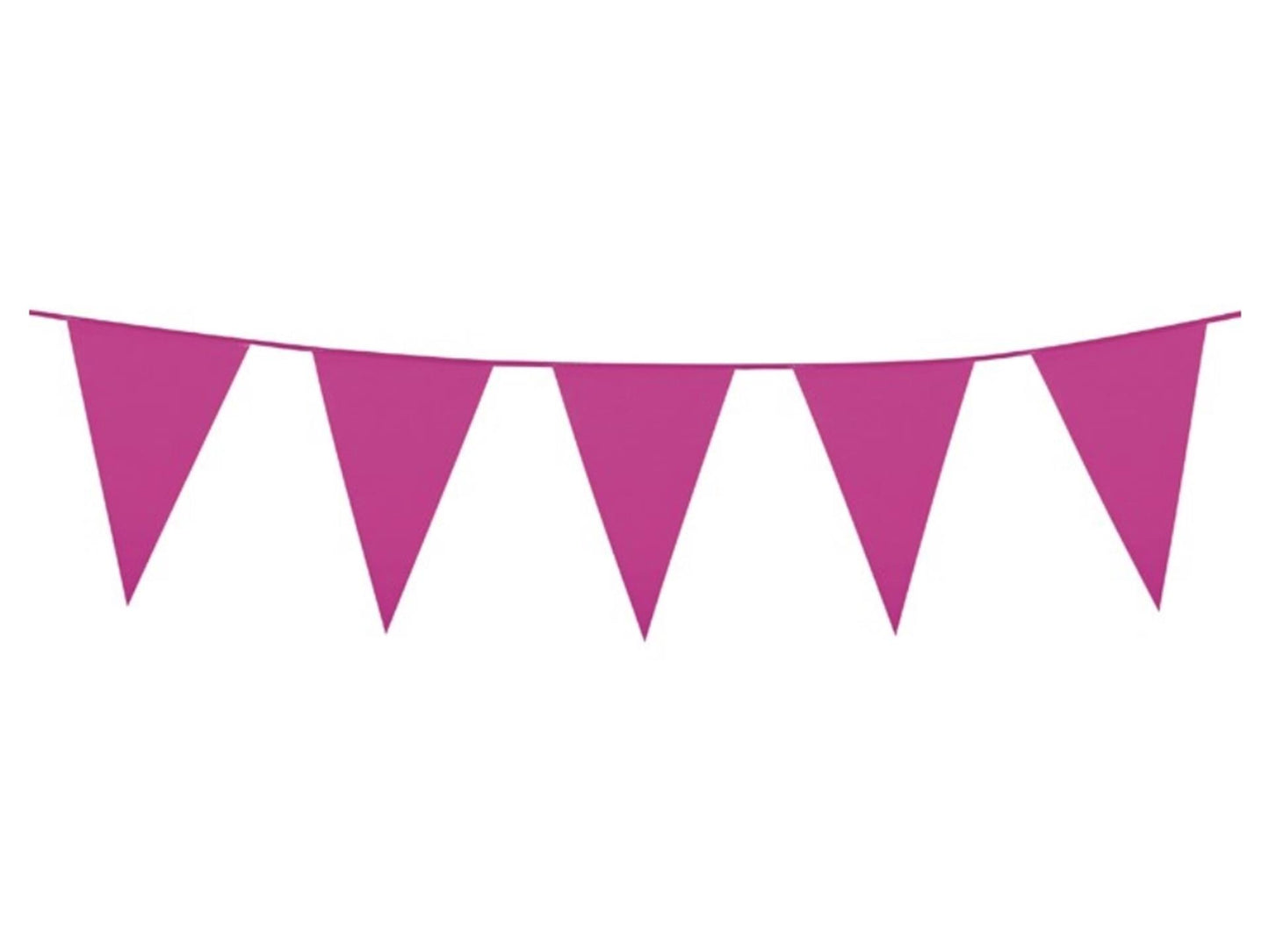 Ligne de drapeau géant Boland pe rose vif (10 m)