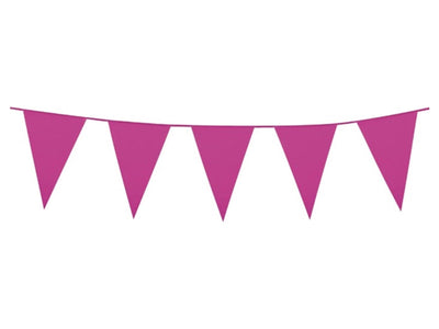 Ligne de drapeau géant Boland pe rose vif (10 m)
