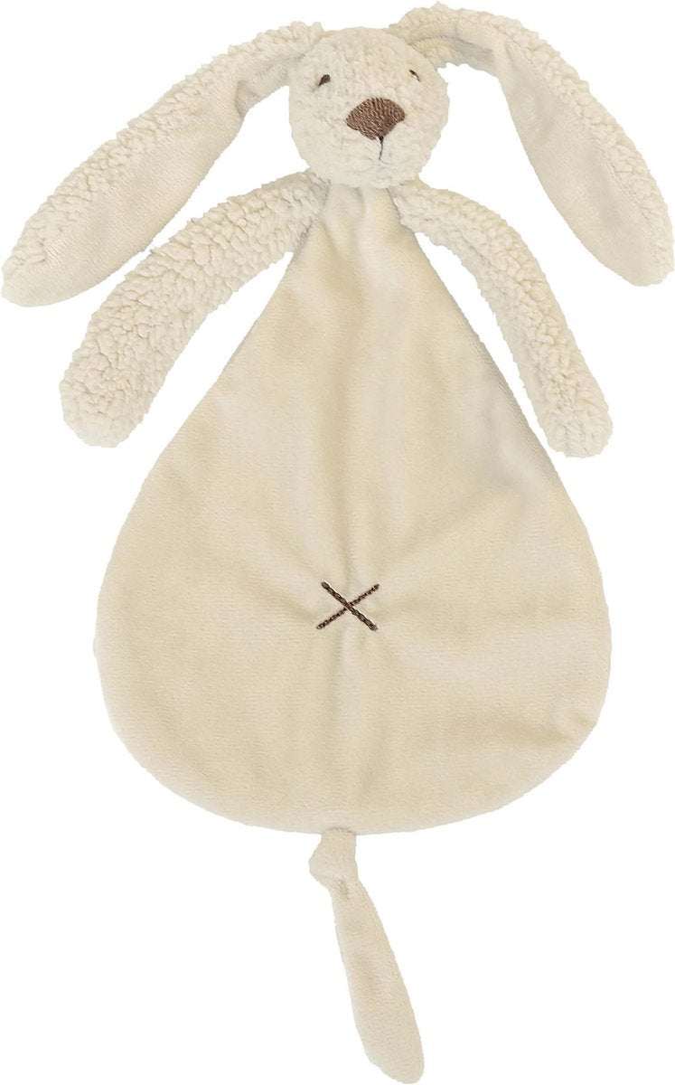 Happy horse doudou richie lapin recyclé - beige - cadeau bébé