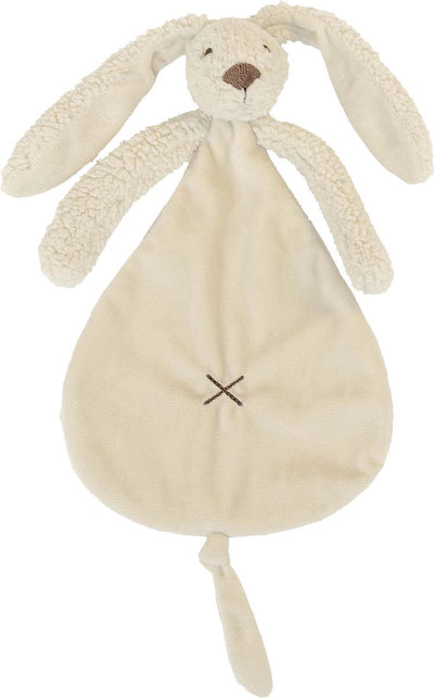 Happy horse doudou richie lapin recyclé - beige - cadeau bébé