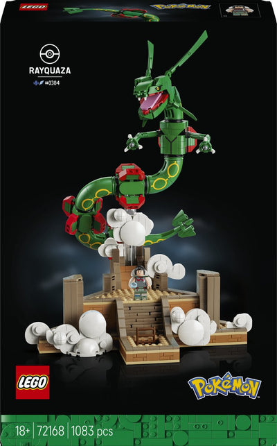 Lego Pokémon - Kit de construction Rayquaza pour adultes avec figurine animal - 72168