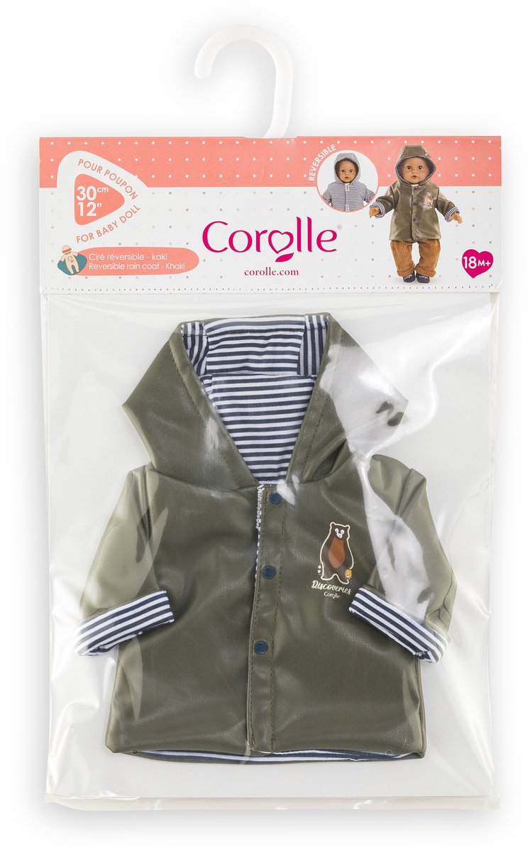 Imperméable poupée Corolle réversible - 30cm
