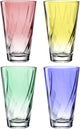 Verre à boire Leonardo 300ml twist assorti - set 4