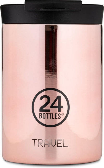 24 bouteilles Gobelet de voyage 24 bouteilles capacité 350 ml - or rose