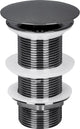 Bouchon de vidange Differnz gun metal - toujours ouvert mix match - taille : l - ø 72 mm