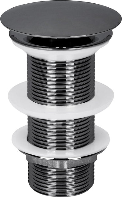Bouchon de vidange Differnz gun metal - toujours ouvert mix match - taille : l - ø 72 mm