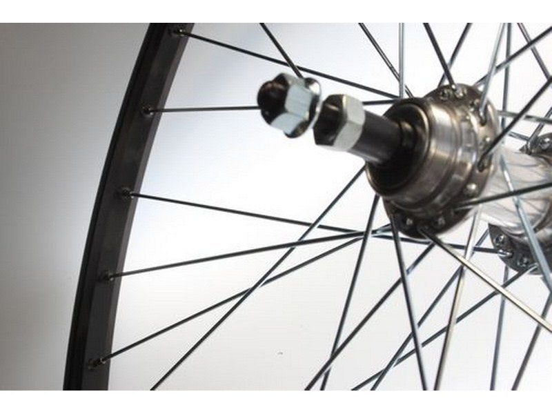 Roue arrière 28 noir en roue libre noir