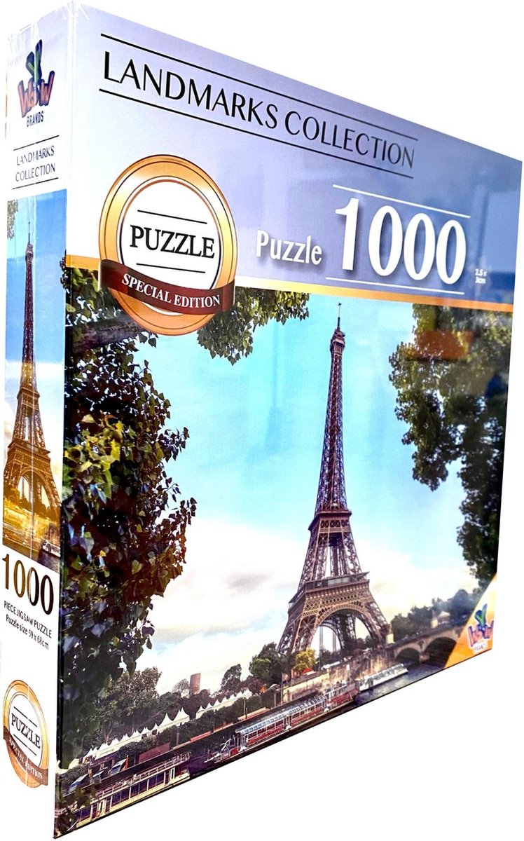 Puzzle Braet monuments du monde - Tour Eiffel 1000 pièces