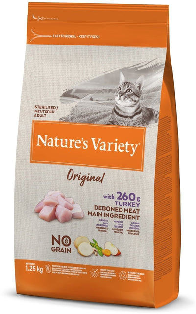 Natures Variété d'origine Turquie stérilisée sans céréale