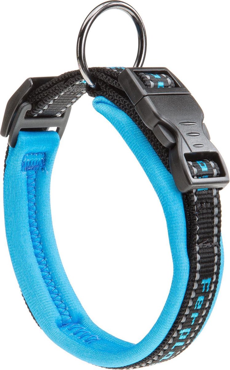 Ferplast collier de chien sport nylon 43 cm bleu noir