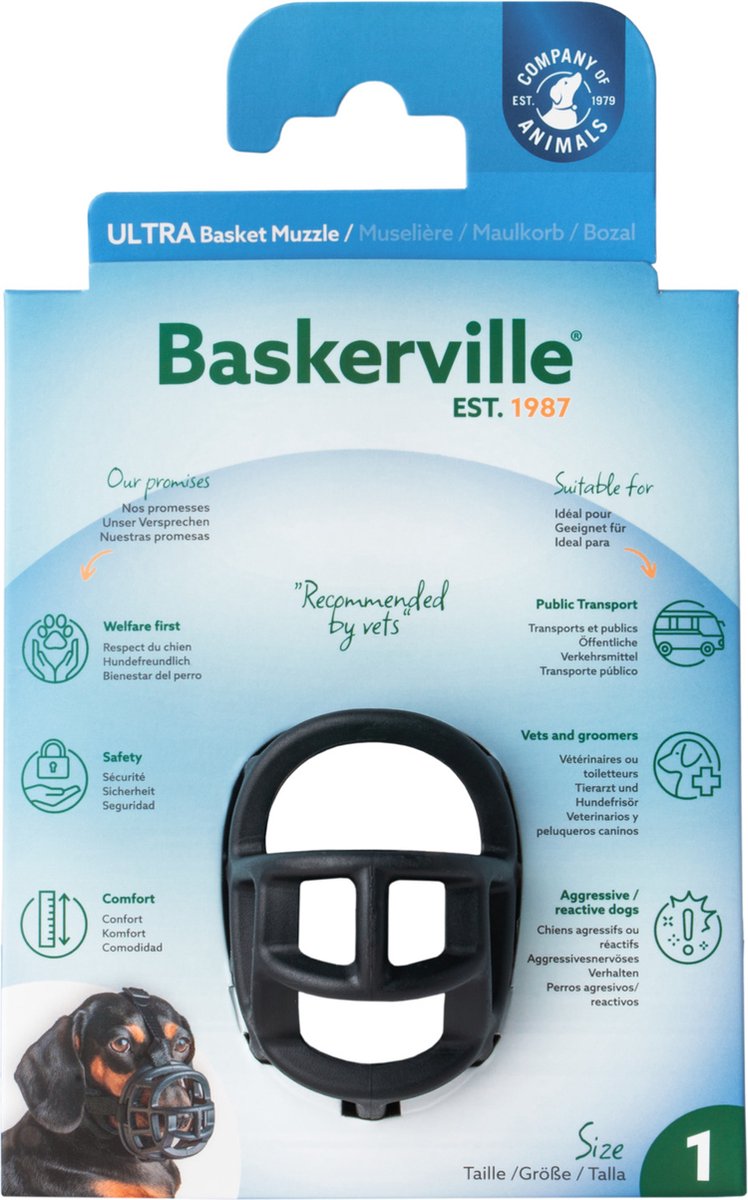 Baskerville Ultra Muzzle Muilkorf