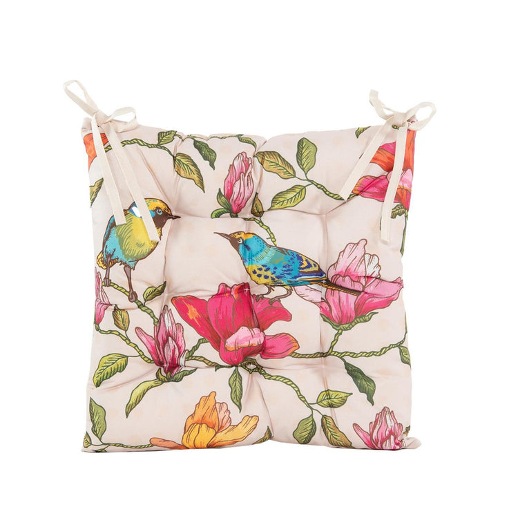 Anna's collection coussin de chaise oiseaux d'extérieur 38x38cm
