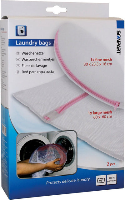 Sacs à linge Scanpart pour le linge - avec fermeture éclair - adaptés aux sous-vêtements de soutien-gorge de lingerie - 2 pièces