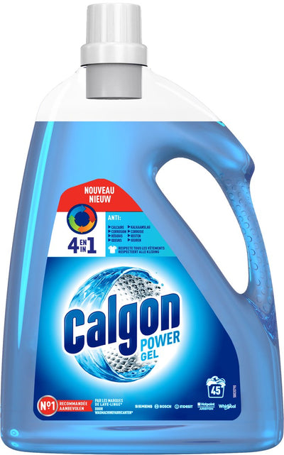 Calgon - nettoyant lave-linge - gel - contre calcaire, résidus de lessive, odeurs - 2,25 l - 45 lavages
