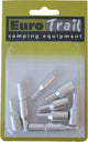 Embout Eurotrail fibre de verre alu - 9,5 mm - 10pcs