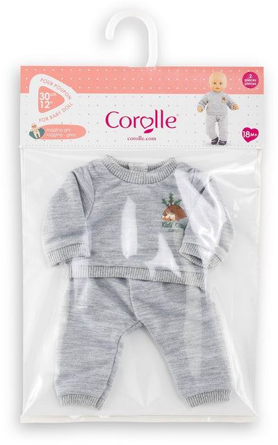 Survêtement jogging gris Corolle petit explorateur - 30cm