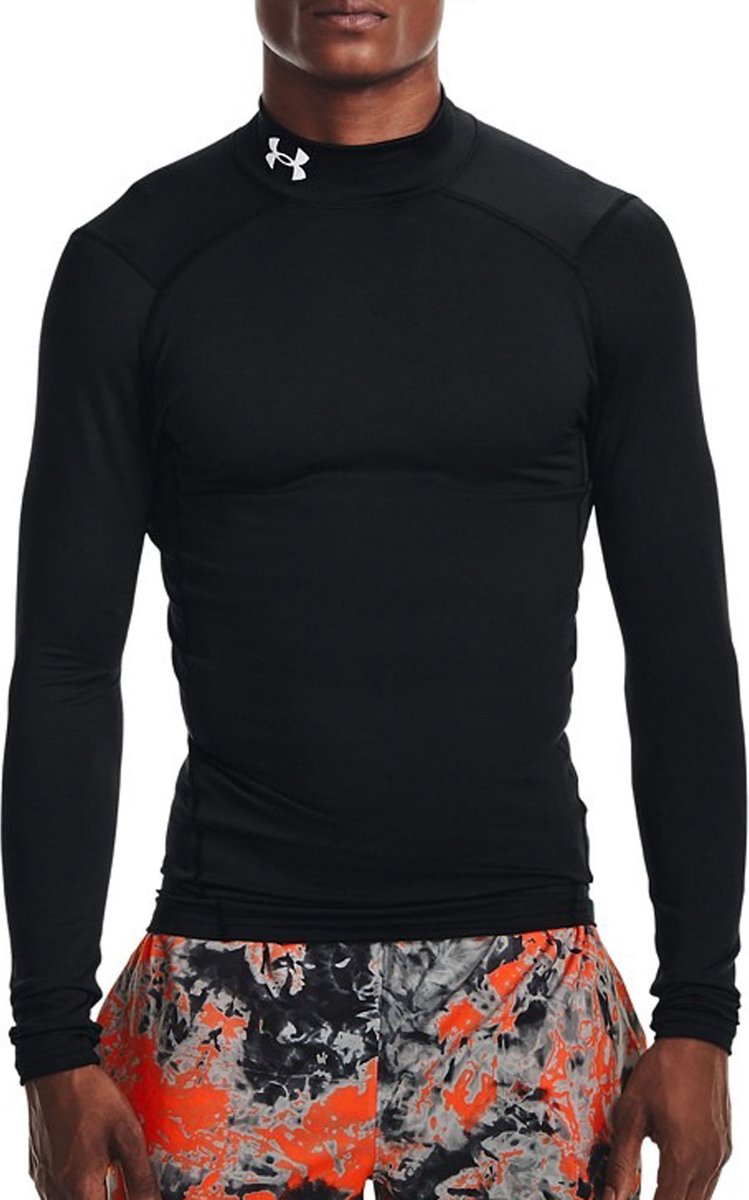 Under Armour UA CG Armour Compression Mock Chemise thermique pour homme - Noir - Taille M