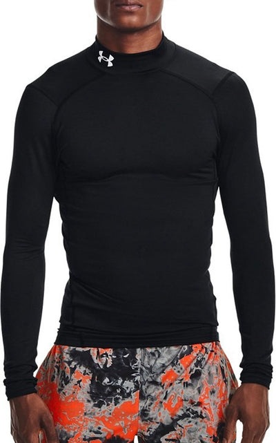 Under Armour UA CG Armour Compression Mock Chemise thermique pour homme - Noir - Taille M