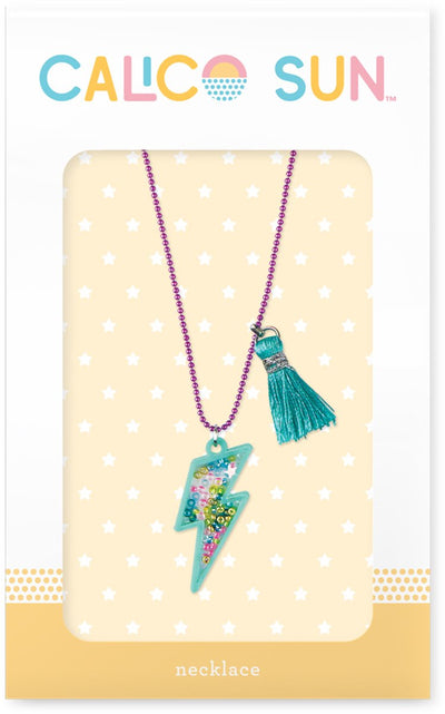 Calico soleil - collier charlie - éclair