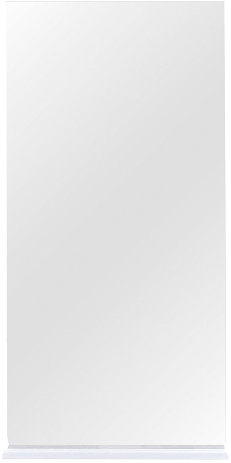 Miroir de salle de bain Differnz étanche 80x40 cm avec étagère blanc