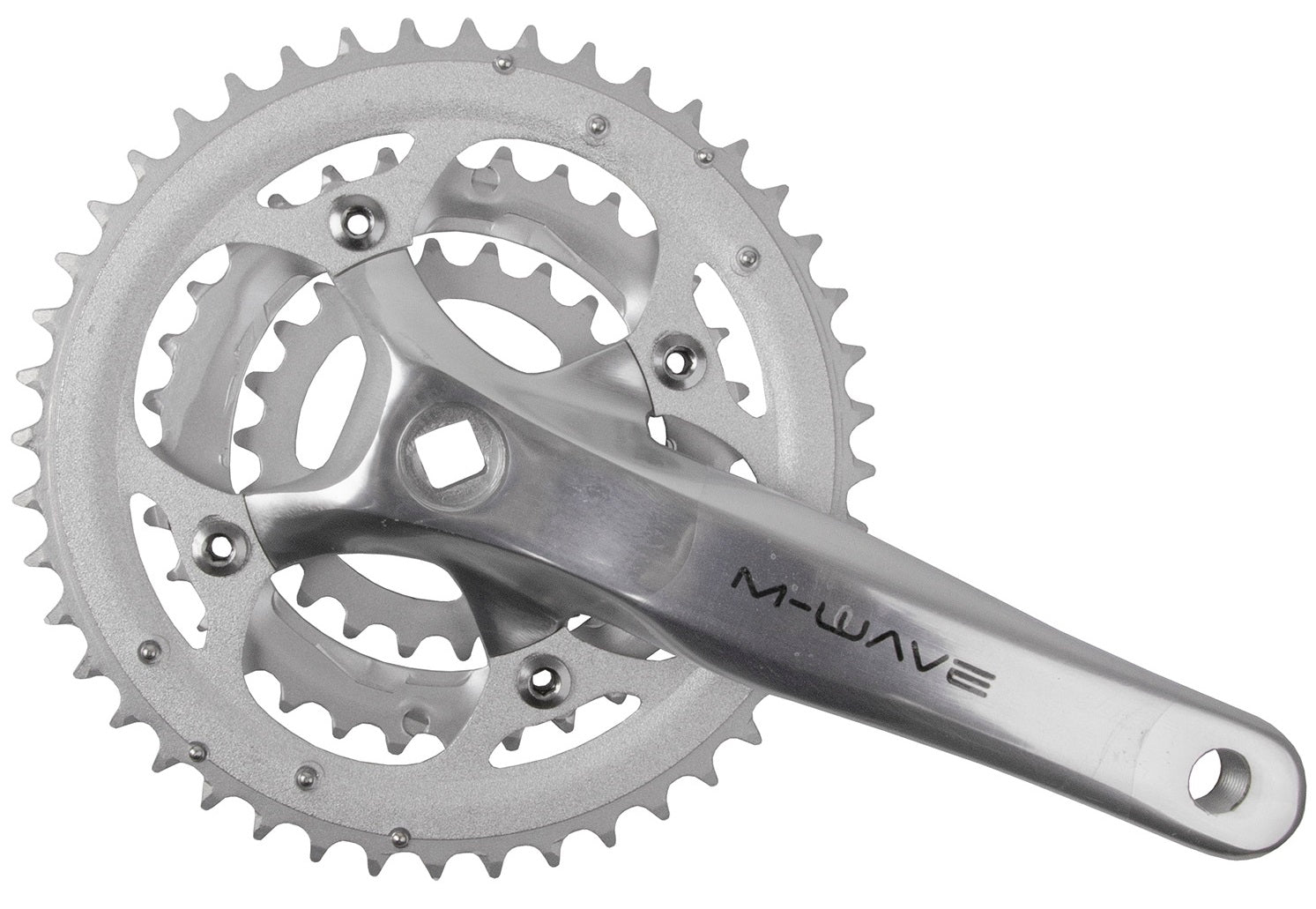 Crankset de M-Wave 22 32 44T 170 mm 8-9 Speed ​​Silver