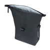 Basil Soho Mik Side Bicycle Sac à vélo - noir, imperméable, PU, ​​Nordlicht LED, 17L