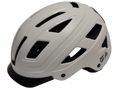 Casque de cycle QT Casque Urban Style White Taille M 55-58 CM 2810392