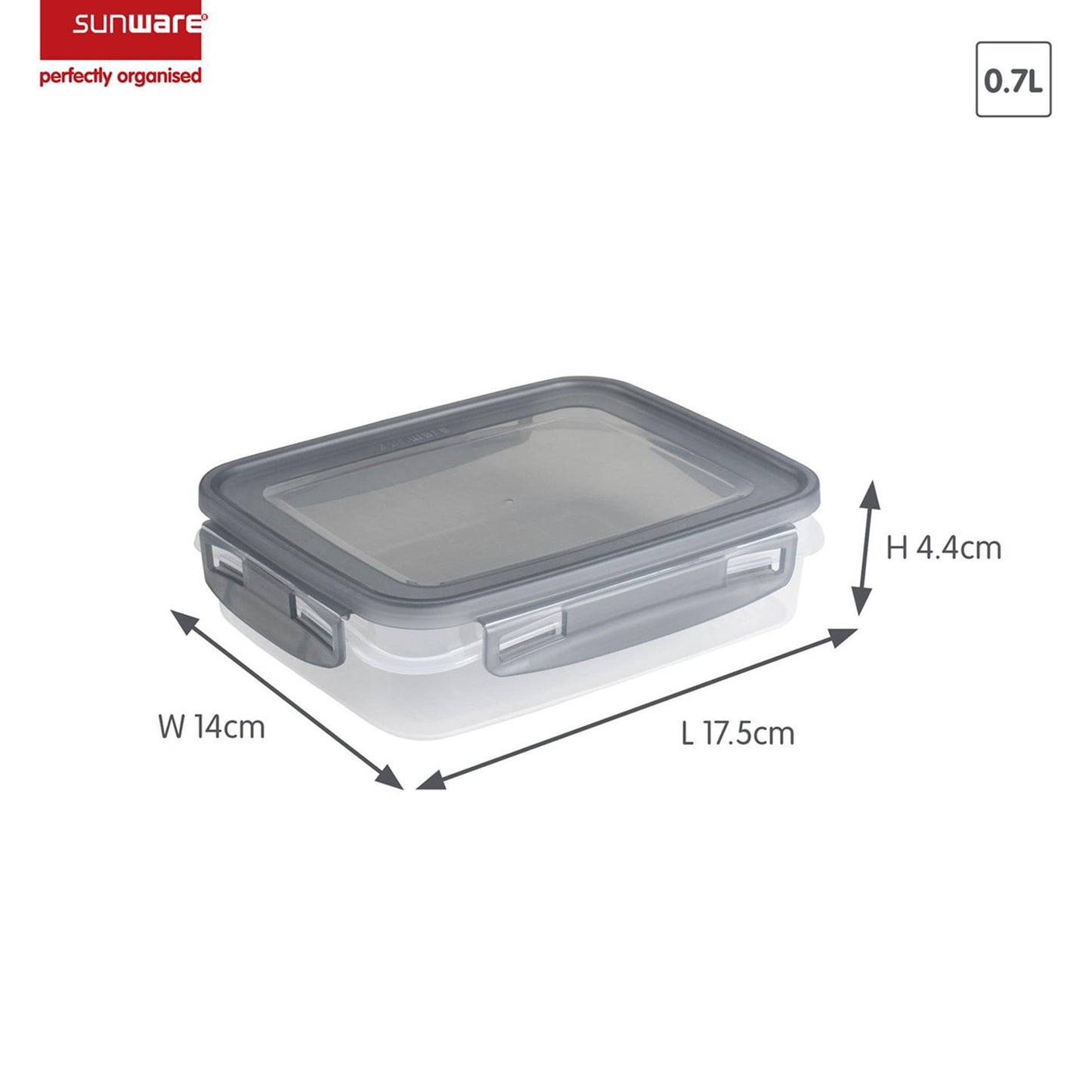 Boîtes de congélation Sunware club cuisine 0,7l